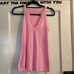 Lilly Pulitzer Pink Halter Neck Tank Top